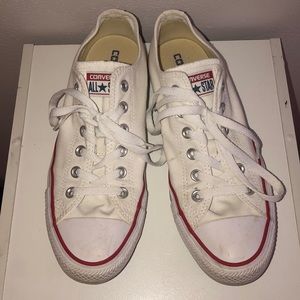 White Low Top Converse